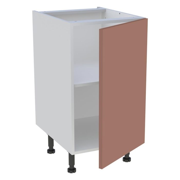 Meuble bas cuisine 1 porte H. 87 cm x L. 45 cm - Terracotta mat