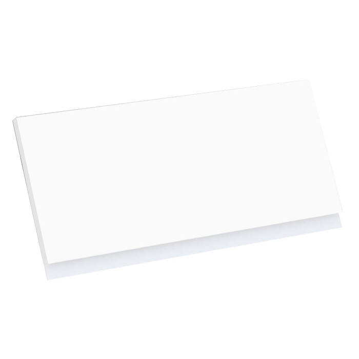Kit façade meuble cuisine Blanc Mat Sans Poignée 1 porte H. 28,5 cm L. 59,7 cm