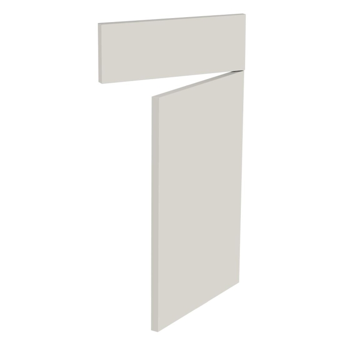 Kit façade meuble cuisine Lin Mat 1 porte, 1 faux tiroir H. 71,7 cm L. 39,7 cm