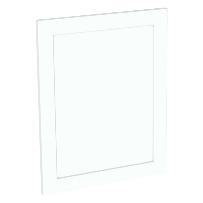 Kit façade meuble cuisine Blanc Cadre 1 porte H. 57,3 cm L. 59,7 cm