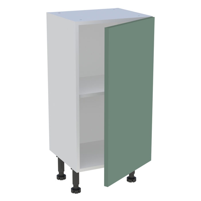 Meuble bas cuisine 1 porte H. 87 cm x L. 40 cm x P. 36,9 cm - Vert sauge mat
