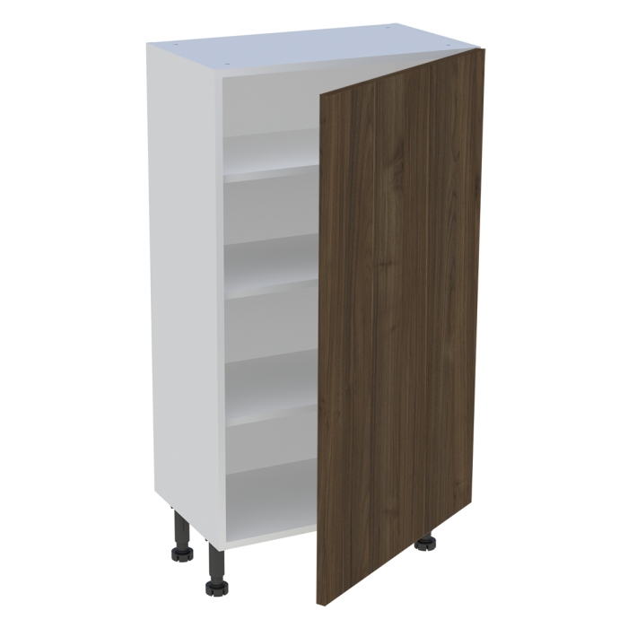 Meuble bas cuisine 1 porte H. 115,8 cm x L. 60 cm x P. 36,9 cm - Noyer foncé