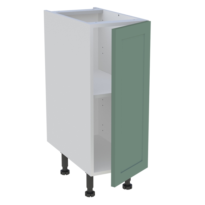 Meuble bas cuisine 1 porte H. 87 cm x L. 30 cm - Vert sauge cadre