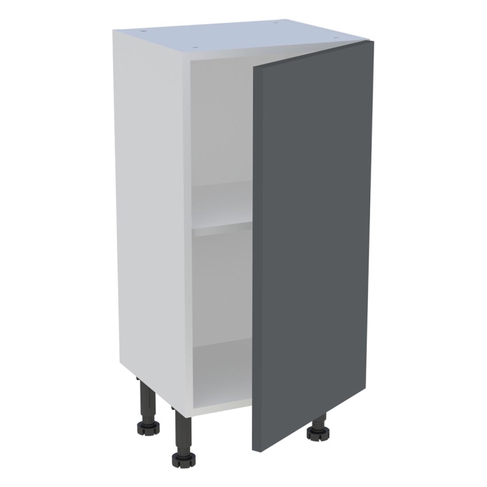 Meuble bas cuisine 1 porte H. 87 cm x L. 40 cm x P. 36,9 cm - Gris ardoise mat