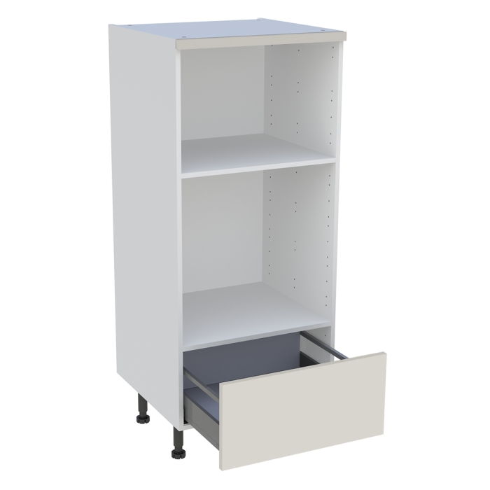 Demi colonne cuisine 1 casserolier H. 129,6 cm x L. 60 cm - Lin mat