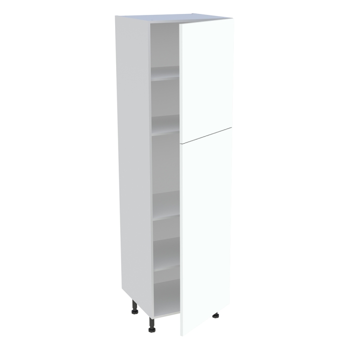 Colonne cuisine 2 portes H. 216,6 cm x L. 60 cm - C2P602 - Blanc chaud mat