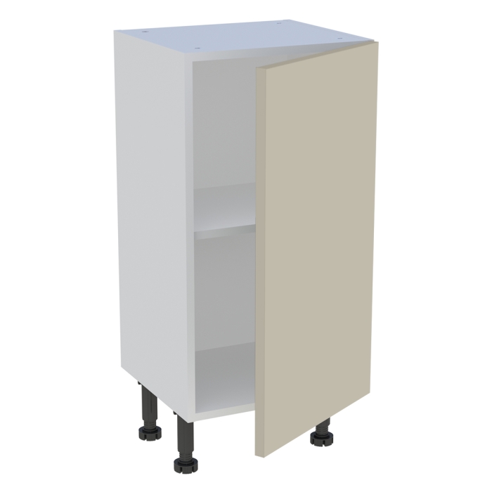Meuble bas cuisine 1 porte H. 87 cm x L. 40 cm x P. 36,9 cm - Beige mat