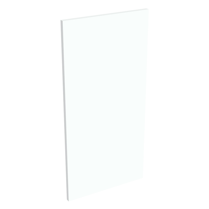 Coté de remplacement meuble haut cuisine BLANC CHAUD MAT - H. 72 cm
