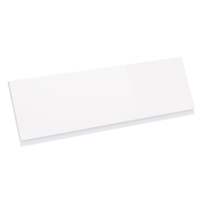 Kit façade meuble cuisine Blanc Brillant Sans Poignée 1 porte H. 28,5 cm L. 89,7 cm