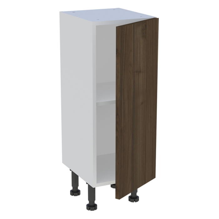 Meuble bas cuisine 1 porte H. 87 cm x L. 30 cm x P. 36,9 cm - Noyer foncé