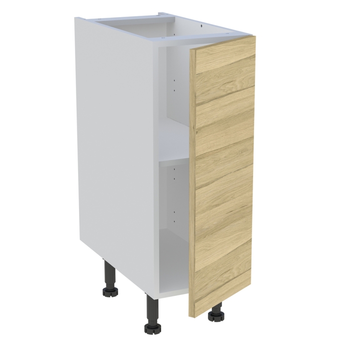 Meuble bas cuisine 1 porte H. 87 cm x L. 30 cm - Chêne clair