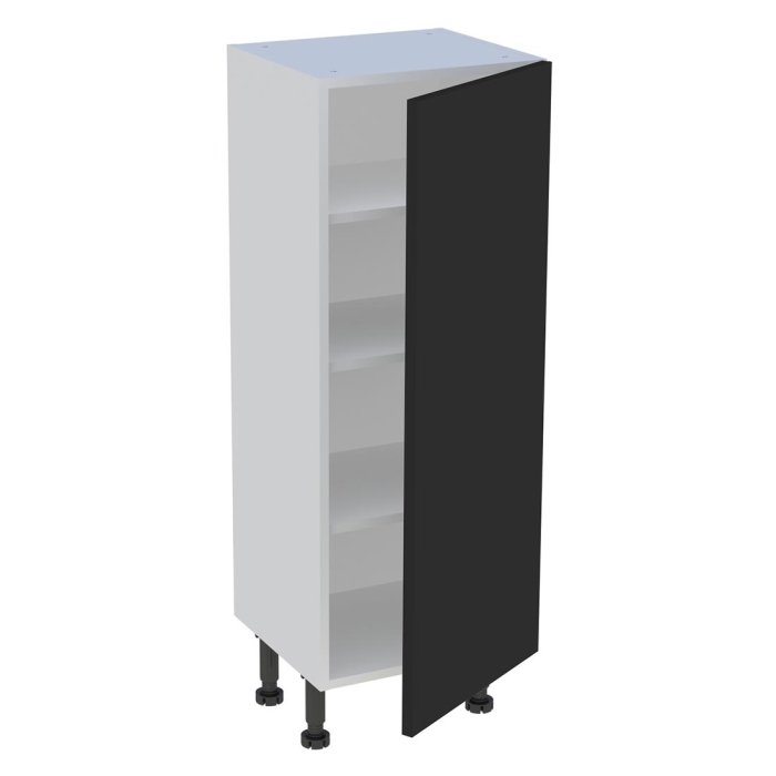 Meuble bas cuisine 1 porte H. 115,8 cm x L. 40 cm x P. 36,9 cm - Noir mat