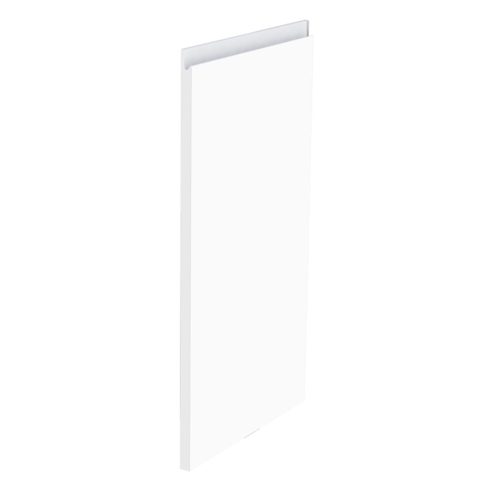 Kit façade meuble cuisine Blanc Mat Sans Poignée 1 porte H. 71,7 cm L. 39,7 cm
