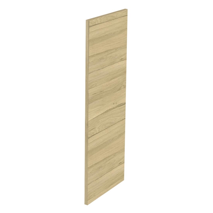 Kit façade meuble cuisine Chêne Clair 1 porte H. 100,5 cm L. 39,7 cm
