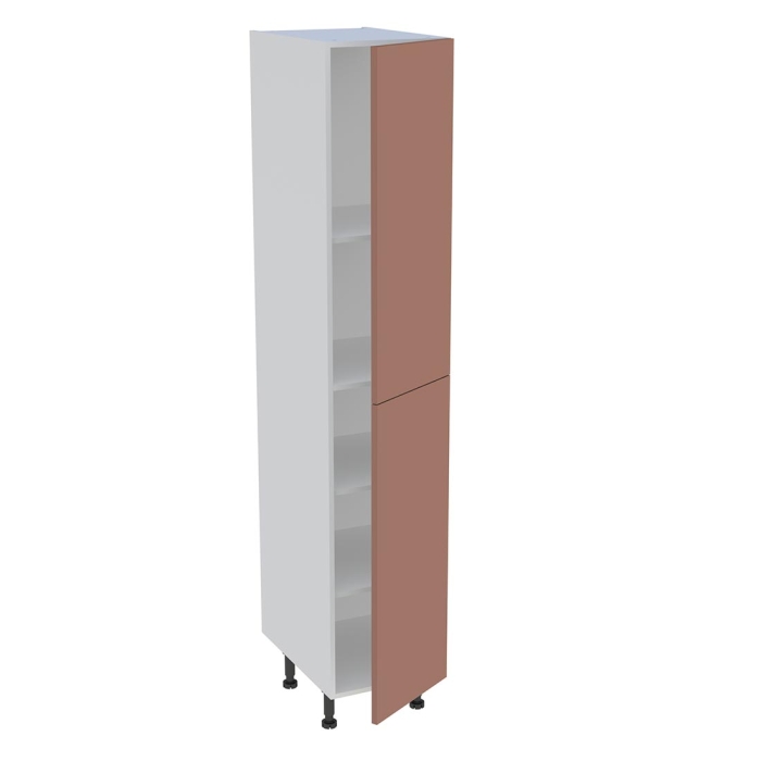 Colonne cuisine 2 portes H. 216,6 cm x L. 40 cm - C2P401 - Terracotta mat