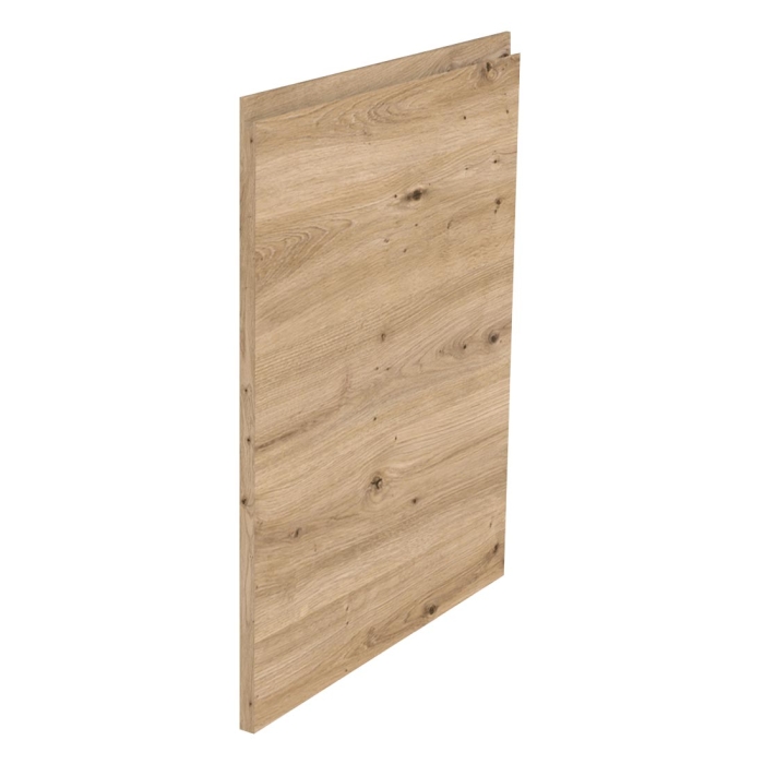 Kit façade porte pour coulissant ou lave vaisselle Chêne Naturel Sans Poignée H. 71,7 cm L. 59,7 cm