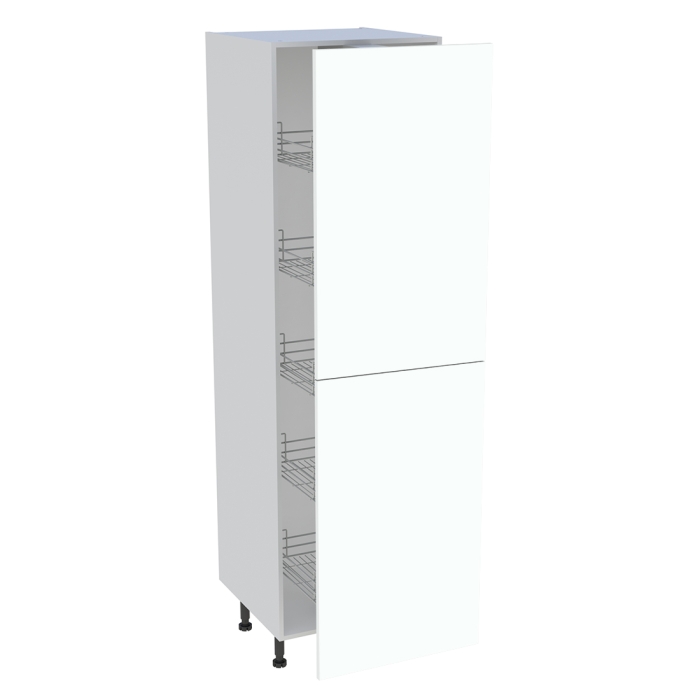Colonne cuisine 2 portes H. 216,6 cm x L. 60 cm - C2P601EX - Blanc chaud mat