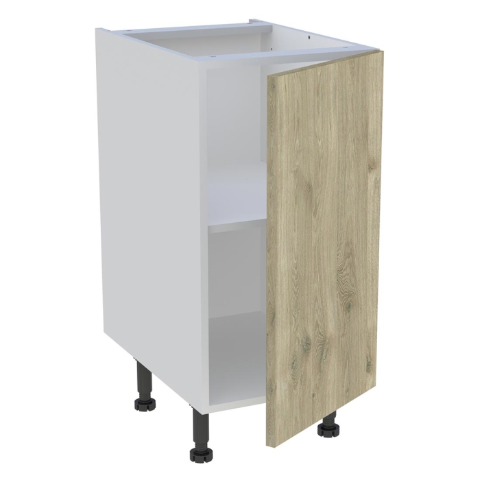 Meuble bas cuisine 1 porte H. 87 cm x L. 40 cm - Chêne doré