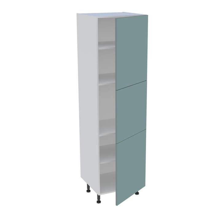 Colonne cuisine 3 portes H. 216,6 cm x L. 60 cm - Vert opale mat
