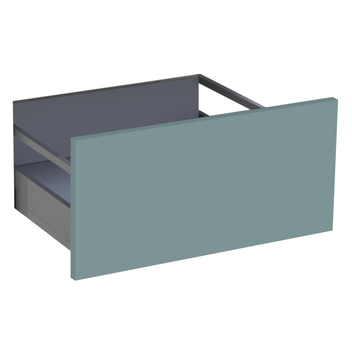 Kit façade meuble cuisine Vert Opale Mat 1 casserolier H. 28,5 cm L. 59,7 cm