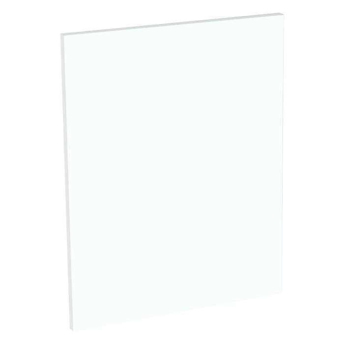 Kit façade meuble cuisine Blanc Chaud Mat 1 porte H. 57,3 cm L. 59,7 cm