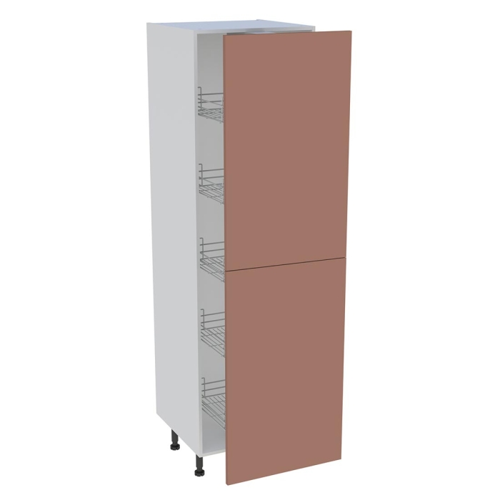 Colonne cuisine 2 portes H. 216,6 cm x L. 60 cm - C2P601EX - Terracotta mat