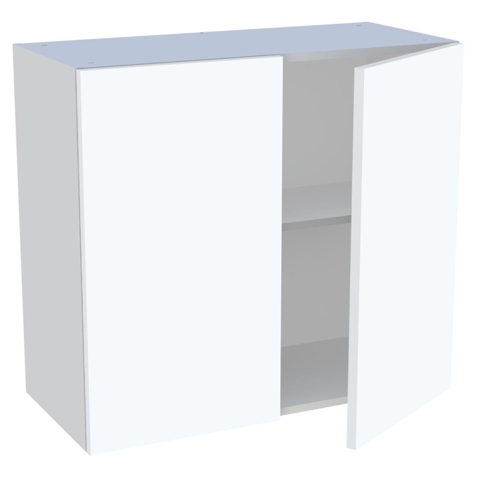 Meuble haut cuisine 2 portes H. 72 cm x L. 80 cm - Blanc mat