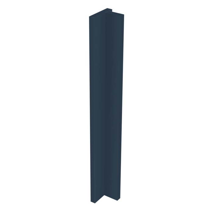 Kit fileur d'angle droit meuble cuisine BLEU NUIT mat - H. 71.7 cm