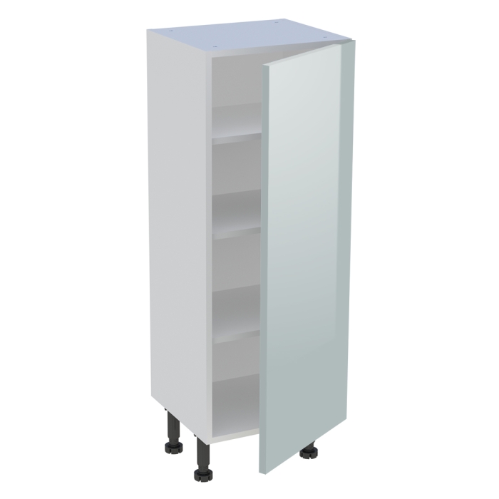 Meuble bas cuisine 1 porte H. 115,8 cm x L. 40 cm x P. 36,9 cm - Gris cendre brillant