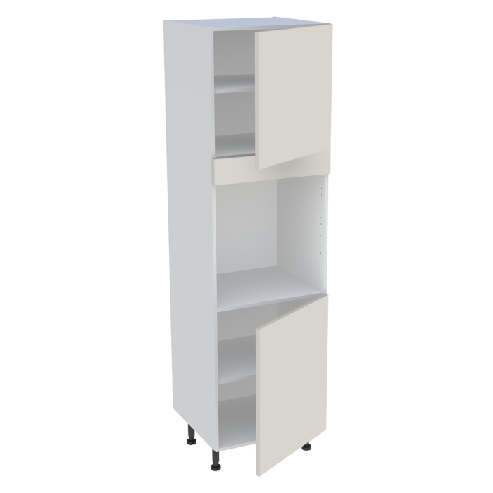 Colonne cuisine 2 portes H. 216,6 cm x L. 60 cm - CF2P - Lin mat