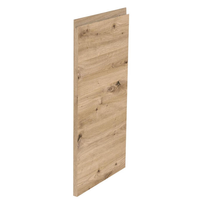 Kit façade meuble cuisine Chêne Naturel Sans Poignée 1 porte H. 71,7 cm L. 39,7 cm
