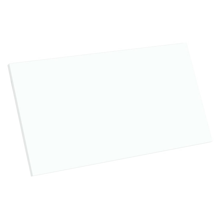 Kit façade meuble cuisine Blanc Chaud Mat 1 porte H. 42,9 cm L. 79,7 cm