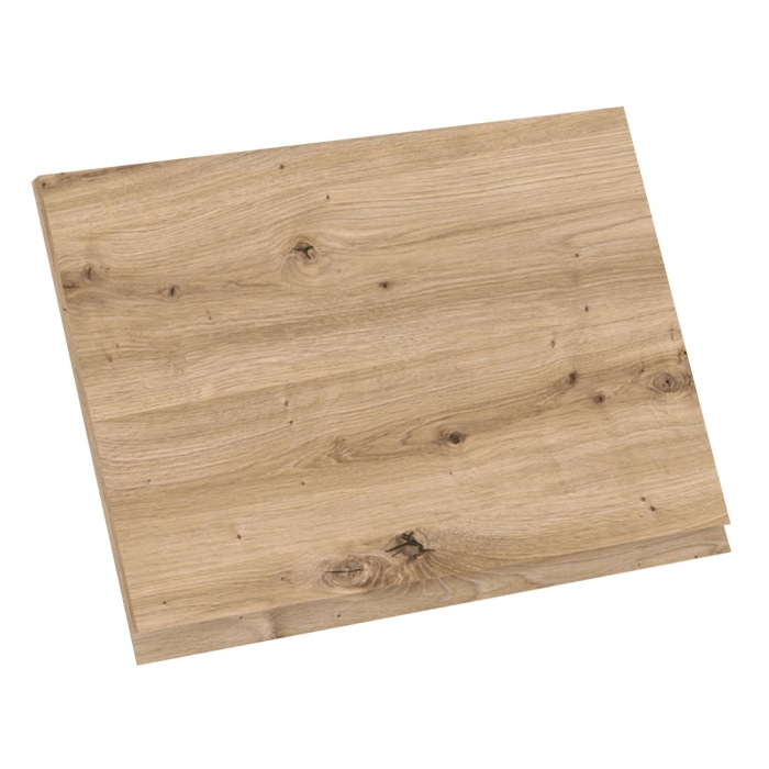 Kit façade meuble cuisine Chêne Naturel Sans Poignée 1 porte H. 42,9 cm L. 59,7 cm