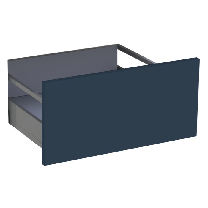 Kit façade meuble cuisine Bleu Nuit Mat 1 casserolier H. 28,5 cm L. 59,7 cm