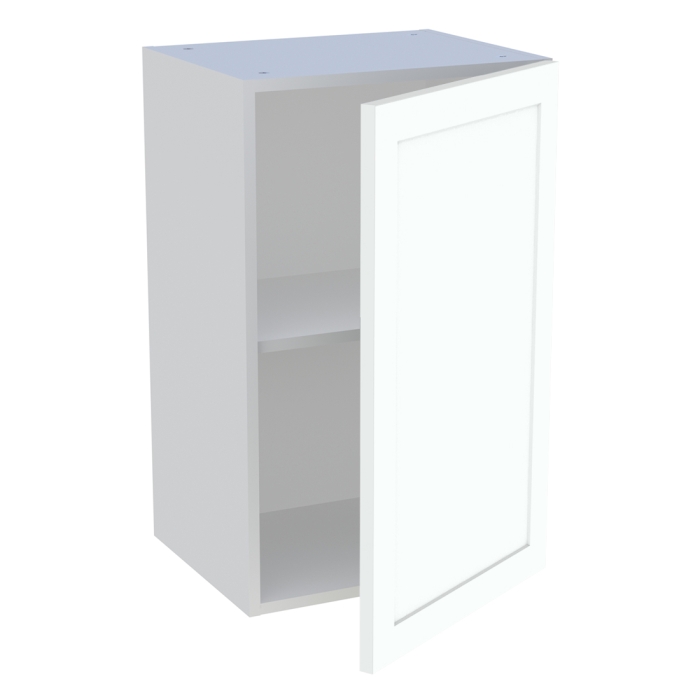 Meuble haut cuisine 1 porte H. 72 cm x L. 45 cm - Blanc cadre