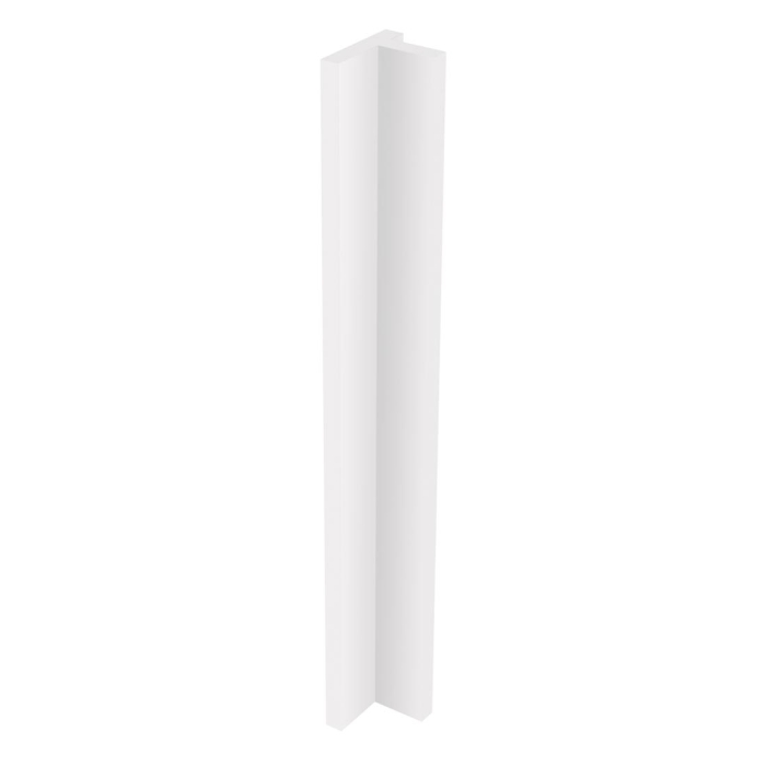 Kit fileur d'angle droit meuble cuisine BLANC BRILLANT SANS POIGNÉE - H. 71.7 cm