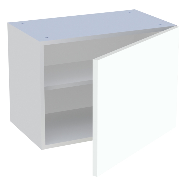 Meuble haut cuisine 1 porte H. 43,2 cm x L. 60 cm - Blanc chaud mat