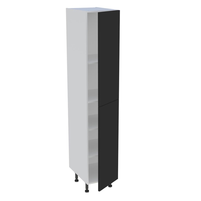Colonne cuisine 2 portes H. 216,6 cm x L. 40 cm - C2P401 - Noir mat