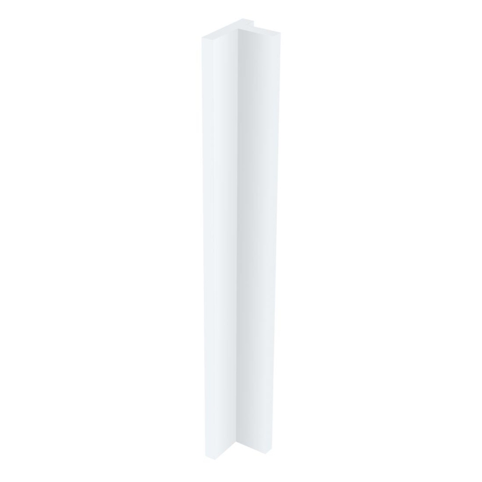 Kit fileur d'angle droit meuble cuisine BLANC MAT - H. 71.7 cm