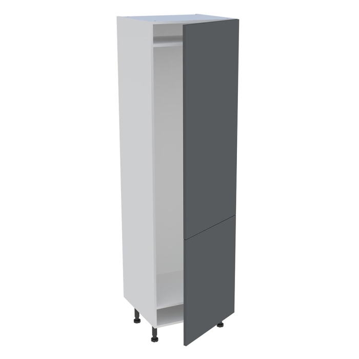 Colonne cuisine 2 portes H. 216,6 cm x L. 60 cm - CFR2P602 - Gris ardoise mat