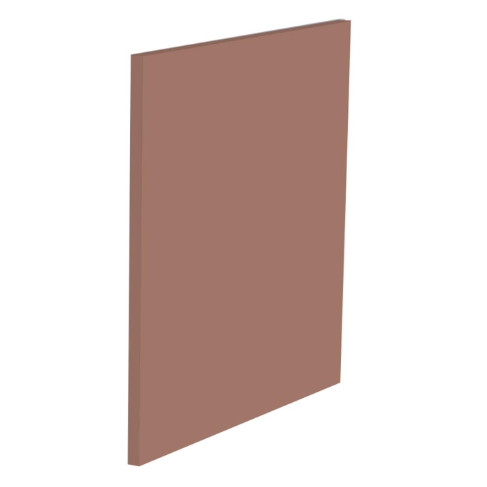Kit façade meuble cuisine Terracotta Mat 1 porte H. 57,3 cm L. 59,7 cm