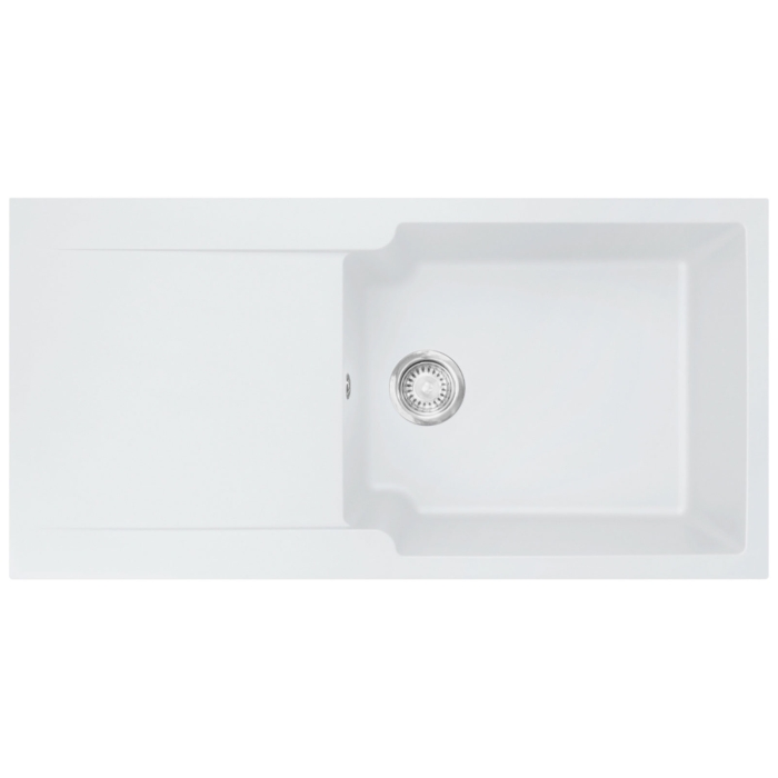 Evier 1 grande cuve résine blanc - Franke FRKIT1XWH