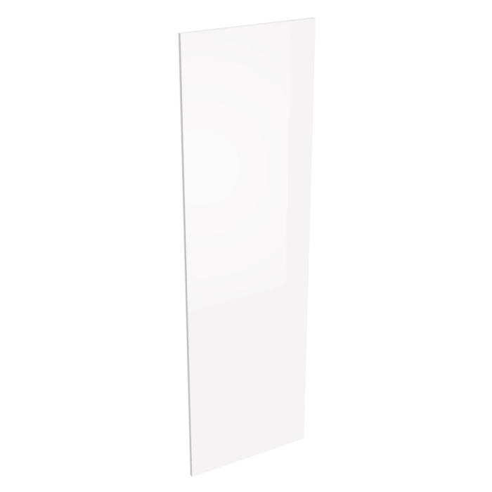 Kit joue de finition colonne cuisine BLANC BRILLANT SANS POIGNÉE - H. 216.6 cm