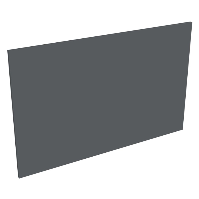 Coté de remplacement ilot pour meubles bas dos à dos GRIS ARDOISE MAT - H. 72 cm