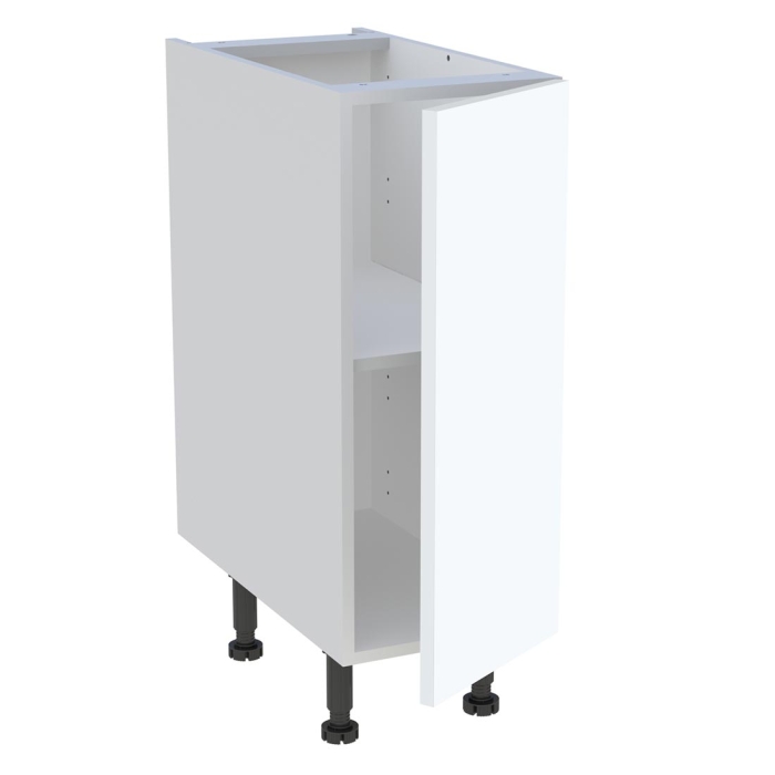 Meuble bas cuisine 1 porte H. 87 cm x L. 30 cm - Blanc mat