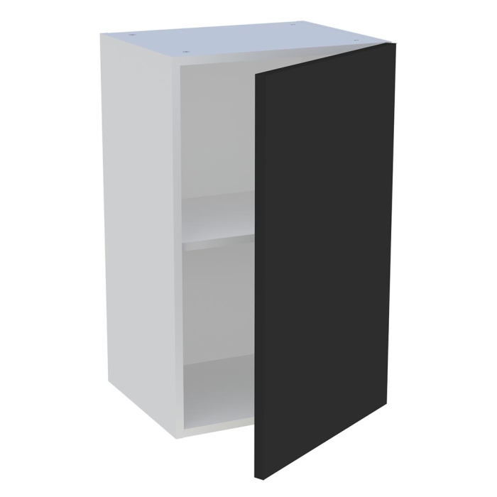 Meuble haut cuisine 1 porte H. 72 cm x L. 45 cm - Noir mat