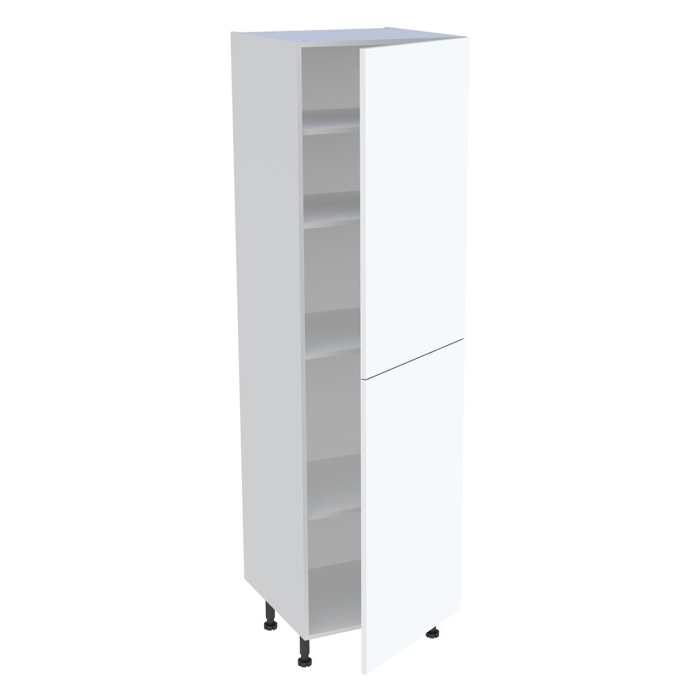 Colonne cuisine 2 portes H. 216,6 cm x L. 60 cm - C2P601 - Blanc mat