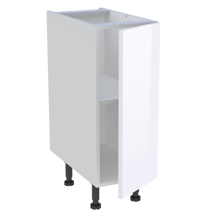 Meuble bas cuisine 1 porte H. 87 cm x L. 30 cm - Blanc brillant