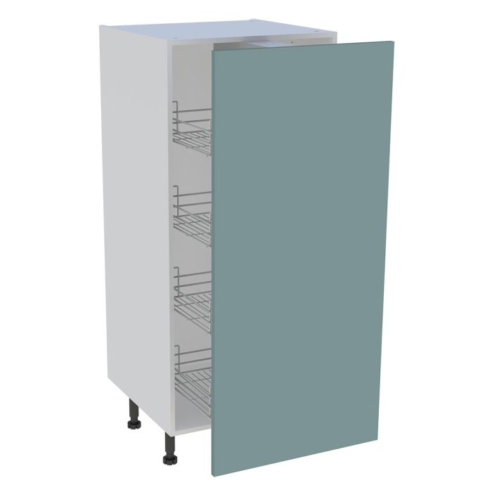 Demi colonne cuisine 1 porte H. 129,6 cm x L. 60 cm - Vert opale mat