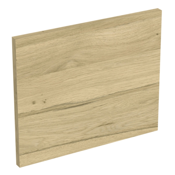 Coté de remplacement meuble haut cuisine faible hauteur CHÊNE CLAIR - H. 28.8 cm